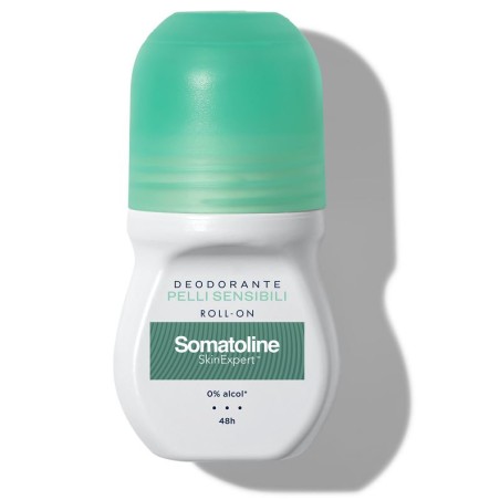 Confezione da 50 ml di Somatoline Deodorante Roll On Pelle Sensibile Confezione da 50 ml di Somatoline Deodorante Roll On Pelle Sensibile