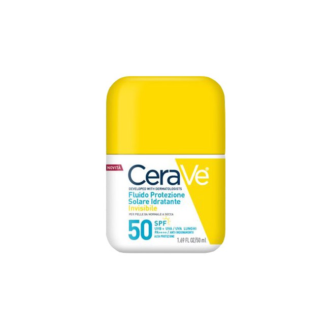 Flacone da 50 ml di Cerave Fluido Protezione Invisibile Spf 50+ Flacone da 50 ml di Cerave Fluido Protezione Invisibile Spf 50+