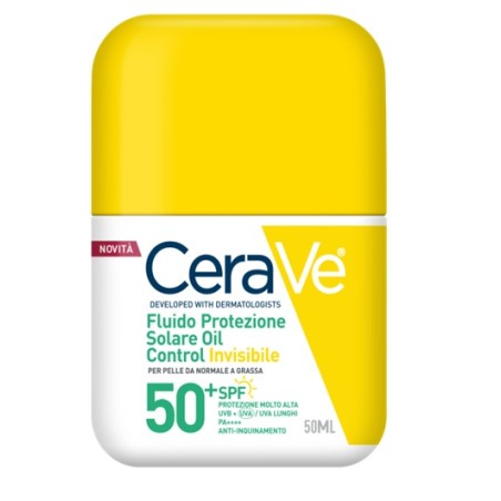 Flacone da 50 ml di Cerave Fluido Viso Invisibile Spf 50+ Flacone da 50 ml di Cerave Fluido Viso Invisibile Spf 50+