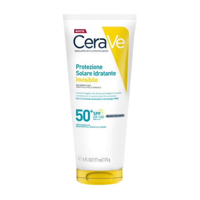 Tubo da 177 ml di Cerave Latte Solare Invisibile Spf 50+ Tubo da 177 ml di Cerave Latte Solare Invisibile Spf 50+