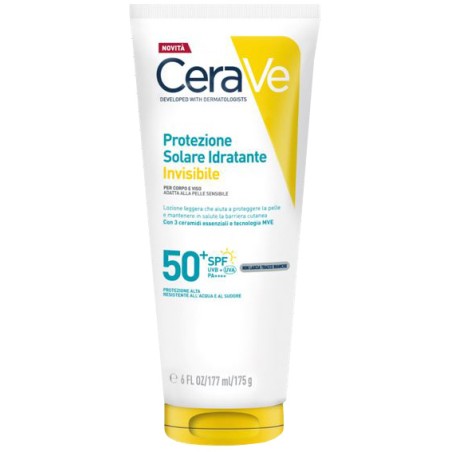 Tubo da 177 ml di Cerave Latte Solare Invisibile Spf 50+ Tubo da 177 ml di Cerave Latte Solare Invisibile Spf 50+