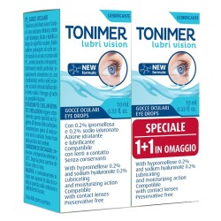 Gocce Oculari Tonimer Lubri Vision 10 Ml 2 Pezzi Promo