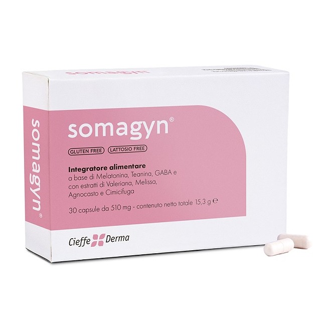 Somagyn 30 Capsule 510 Mg Senza Glutine Senza Lattosio Somagyn 30 Capsule 510 Mg Senza Glutine Senza Lattosio