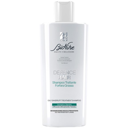 Flacone da 200 ml di Bionike Defence Hair Shampoo Trattante Forfora Grassa