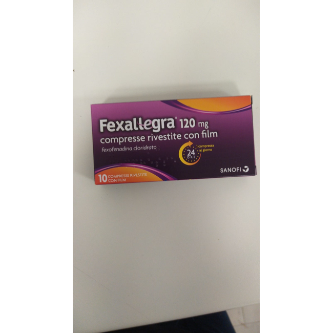 Fexallegra 10 Compresse Rivestite 120mg Fexallegra 10 Compresse Rivestite 120mg