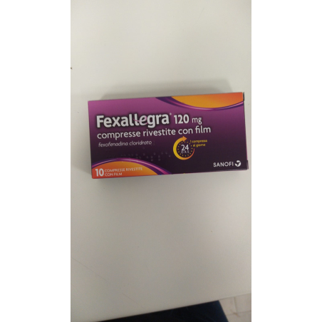 Fexallegra 10 Compresse Rivestite 120mg Fexallegra 10 Compresse Rivestite 120mg
