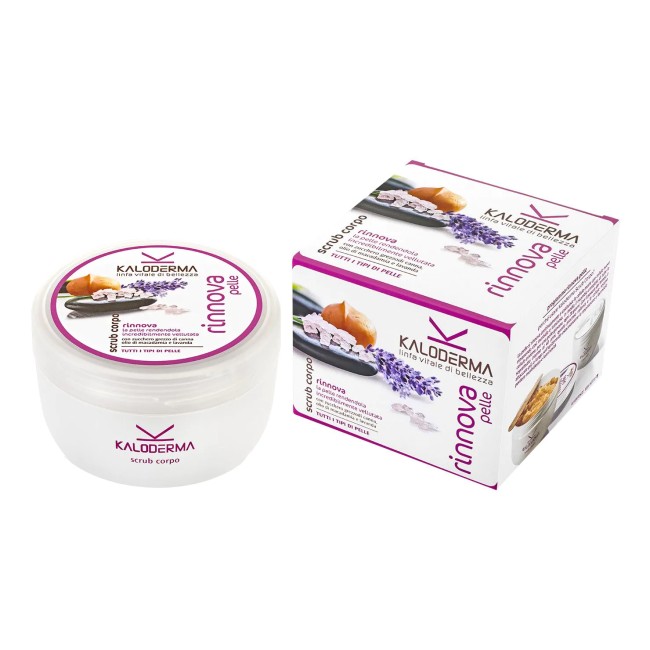 Barattolo da 500 ml di Kaloderma Scrub Corpo Trattamento Esfoliante Per Pelle Liscia E Morbida. Barattolo da 500 ml di Kaloderma Scrub Corpo Trattamento Esfoliante Per Pelle Liscia E Morbida.