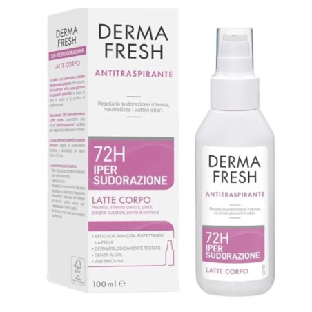 Dermafresh 72h Ipersudorazione Latte Corpo 100 Ml