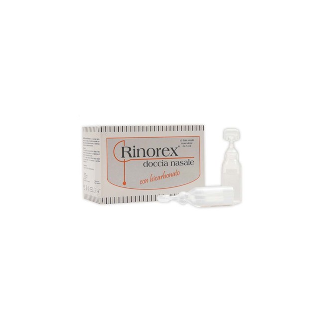 Rinorex Doccia Aerosol Bicarbonato 15 Fiale 5 Ml