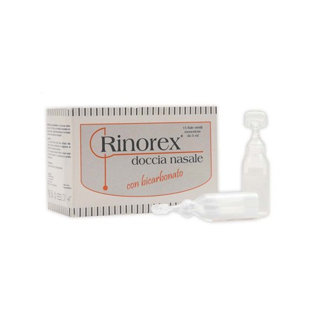 Rinorex Doccia Aerosol Bicarbonato 15 Fiale 5 Ml