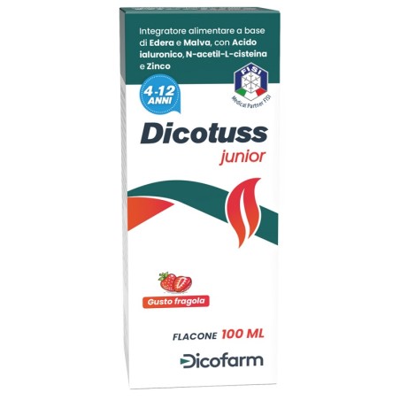 Dicotuss Junior Gusto Fragola 100 Ml