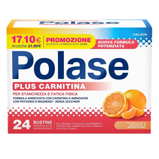 Confezione da 24 buste di Polase Plus Carnitina Integratore Per Migliorare La Performance Sportiva. Confezione da 24 buste di Polase Plus Carnitina Integratore Per Migliorare La Performance Sportiva.