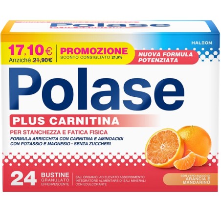 Confezione da 24 buste di Polase Plus Carnitina Integratore Per Migliorare La Performance Sportiva. Confezione da 24 buste di Polase Plus Carnitina Integratore Per Migliorare La Performance Sportiva.