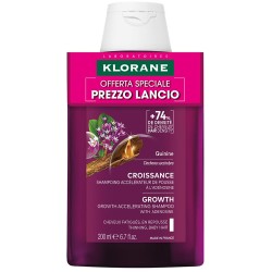 Flacone da 200 ml di Klorane Shampoo Chinina Ristrutturante