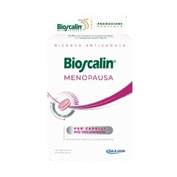 Confezione da 30 compresse di Bioscalin Menopausa Integratore Per La Salute Dei Capelli.