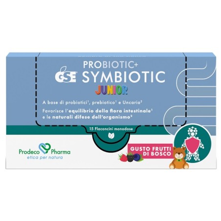 Probiotic+ Gse Symbiotic Junior 15 Flaconcini Da 10 Ml