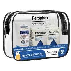 Perspirex Roll On Strong Travel Kit 2 Roll On Strong 20 Ml + 1 Detergente Altrapelle Omaggio