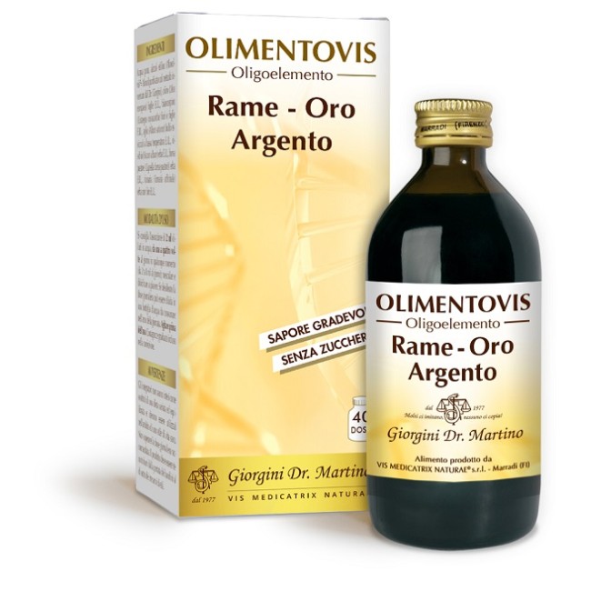 Rame Oro Argento Olimentovis 200 Ml Con Edulcoranti Senza Zuccheri