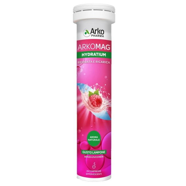 Arkomag Hydratium Reidrata E Ricarica Lampone 24 Compresse Effervescenti Senza Zuccheri Con Edulcorante Arkomag Hydratium Reidrata E Ricarica Lampone 24 Compresse Effervescenti Senza Zuccheri Con Edulcorante