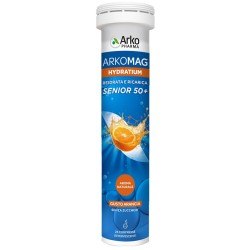 Arkomag Hydratium Reidrata E Ricarica Arancia Senior 24 Compresse Effervescenti Basso Contenuto Di Zuccheri Con Edulcorante