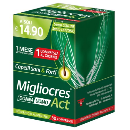 Migliocres Act 30 Compresse Divisibili Migliocres Act 30 Compresse Divisibili