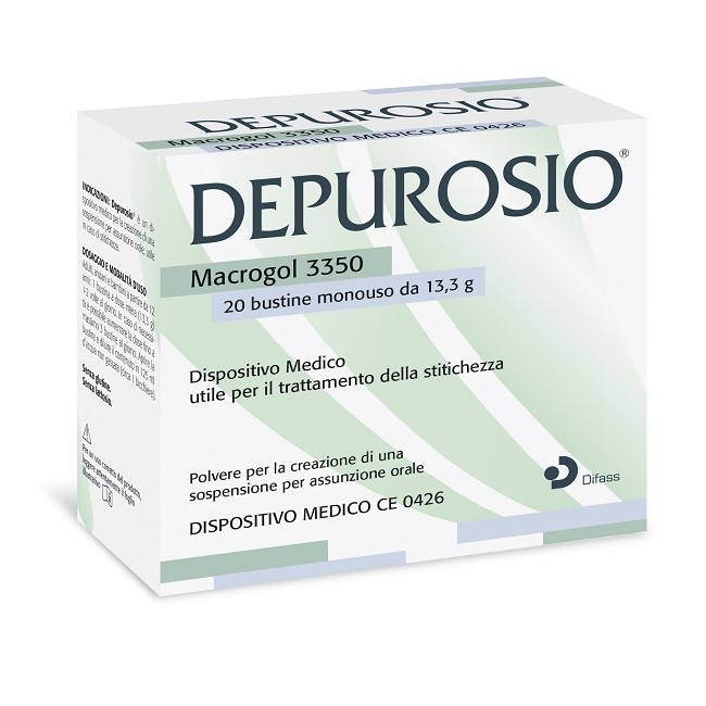 Depurosio 20 Bustine Da 13,3 G Senza Glutine Senza Lattosio