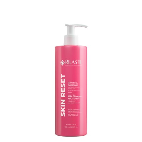 Flacone da 400 ml di Skin Reset Olio Latte Struccante Viso e Occhi