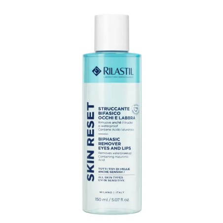 Flacone da 150 ml di Rilastil Skin Reset Struccante Occhi Bifasico Flacone da 150 ml di Rilastil Skin Reset Struccante Occhi Bifasico