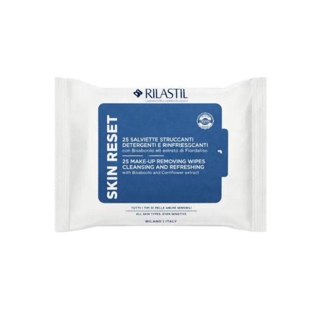 Confezione da 25 pezzi di Rilastil Skin Reset Salviettine Struccanti Confezione da 25 pezzi di Rilastil Skin Reset Salviettine Struccanti