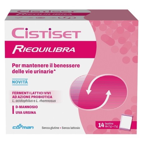 Cistiset Riequilibra 14 Bustine Senza Glutine Senza Lattosio