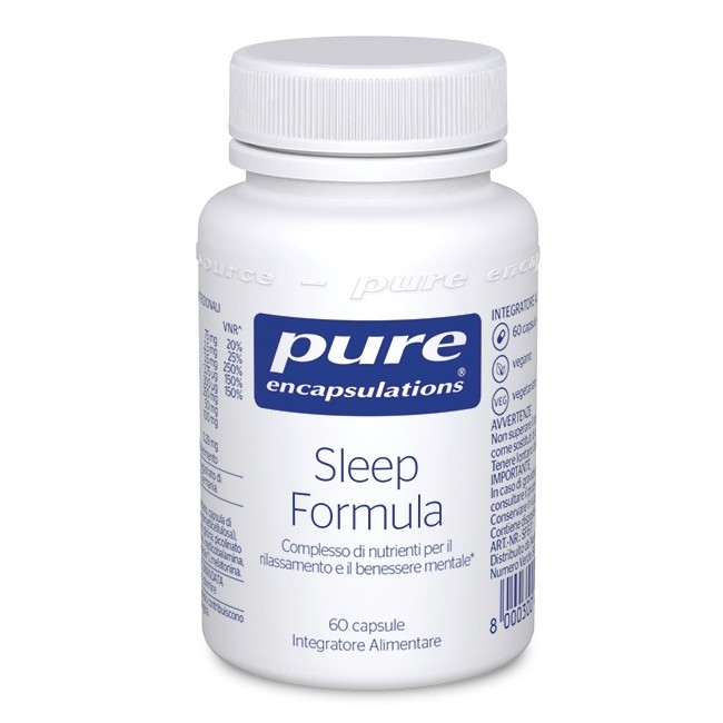 Pure Encapsulations Sleep Formula 60 Capsule Senza Glutine Pure Encapsulations Sleep Formula 60 Capsule Senza Glutine