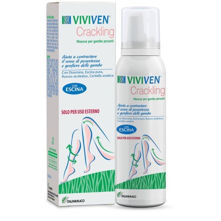 Viviven Crackling Mousse Gambe Pesanti 150 Ml Viviven Crackling Mousse Gambe Pesanti 150 Ml
