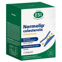 Confezione da 60 compresse di Esi Normolip Colesterolo, integratore per abbassare colesterolo e trigliceridi.