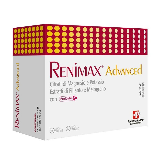 Renimax Advanced 30 Bustine Senza Glutine E Lattosio