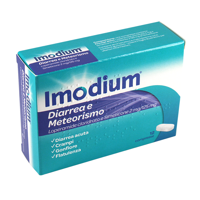 Imodium Diarrea E Meteor 12 Compresse