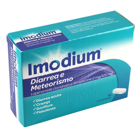 Imodium Diarrea E Meteor 12 Compresse