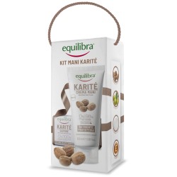 Equilibra Kit Mani Karite' 1 Sapone 100% Vegetale 100 G + 1 Crema Mani 100 Ml