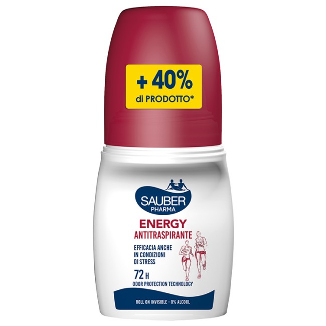 Sauber Deo 72h Energy Antitraspirante Roll On 70 Ml
