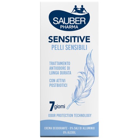 Sauber Deo 7 Giorni Sensitive Pelli Sensibili Crema 35 Ml Sauber Deo 7 Giorni Sensitive Pelli Sensibili Crema 35 Ml