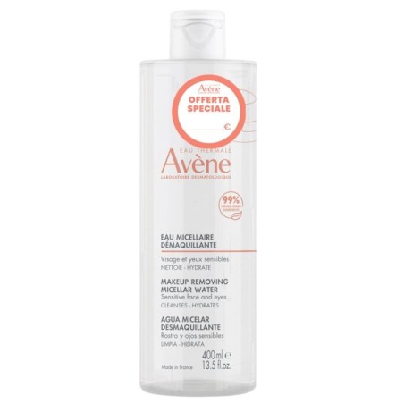 Flacone da 400 ml di Avene Acqua Micellare Struccante
