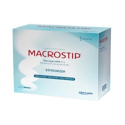 Confezione da 20 buste di Giuliani Macrostip Rimedio Lassativo Per Stitichezza E Fecaloma.