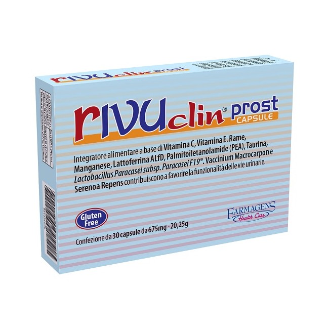 Rivuclin Prost 30 Capsule 675 Mg Senza Glutine