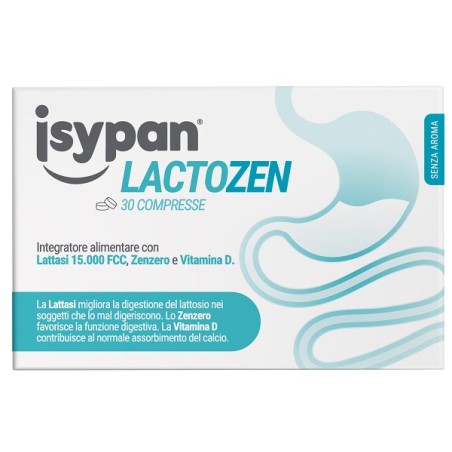 Isypan Lactozen 30 Compresse Da 0,48 G Senza Aroma Senza Glutine Senza Lattosio