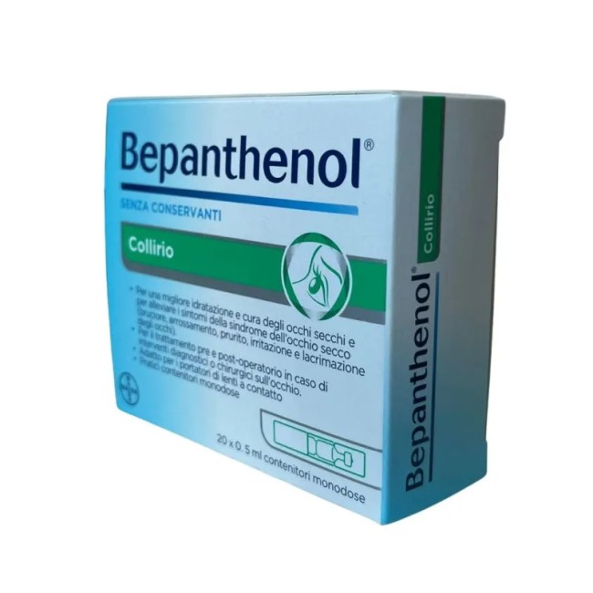 Bepanthenol Collirio Idratante Lenitivo Per Occhio Secco 20 Monodose Bepanthenol Collirio Idratante Lenitivo Per Occhio Secco 20 Monodose