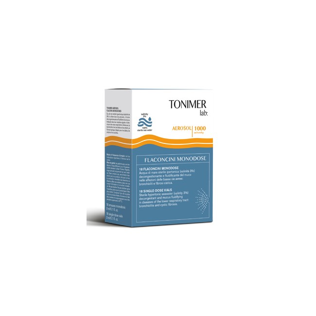 TONIMER LAB AEROSOL 18 FLACONCINI 3 ML MONODOSE TONIMER LAB AEROSOL 18 FLACONCINI 3 ML MONODOSE