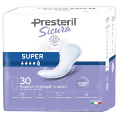 Presteril Sicura Assorbente Incontinenza Super 30 Pezzi