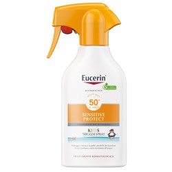 Eucerin Sun Kids Sensitive Protect Spf50+ Trigger Spray 250 Ml