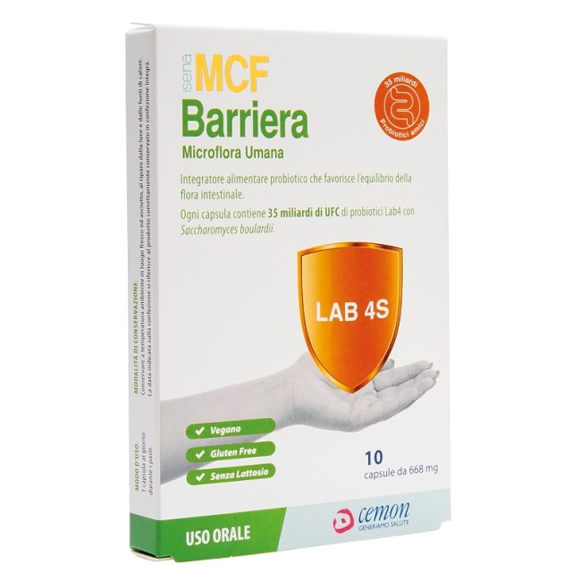 Mcf Barriera 10 Capsule Senza Glutine E Lattosio Mcf Barriera 10 Capsule Senza Glutine E Lattosio
