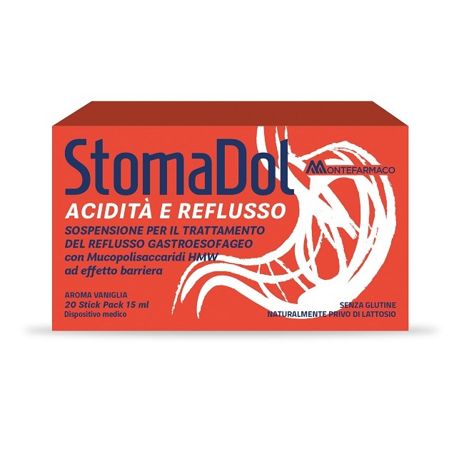 Stomadol Acidita' Reflusso 20 Stick Pack Da 15 Ml