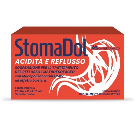 Stomadol Acidita' Reflusso 20 Stick Pack Da 15 Ml